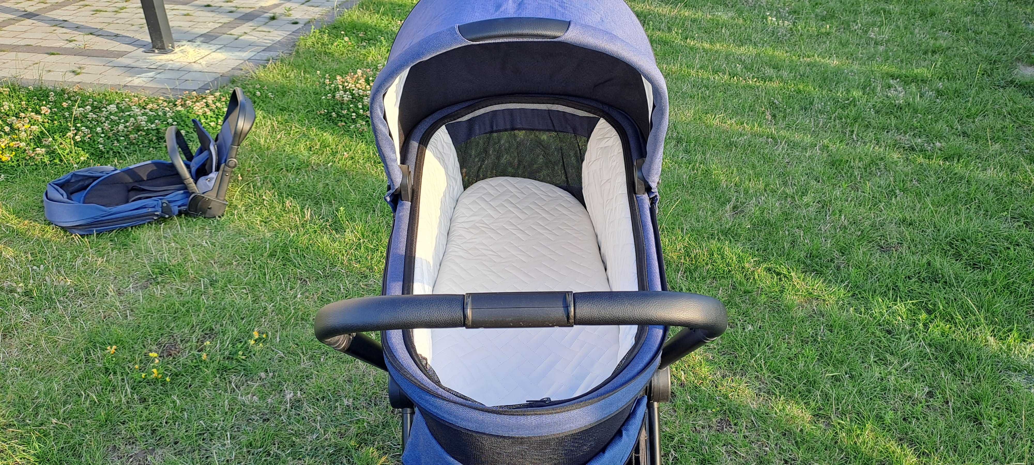 Wózek MUUVO QUICK 3.0., 2w1 gondola i spacerówka + gratis