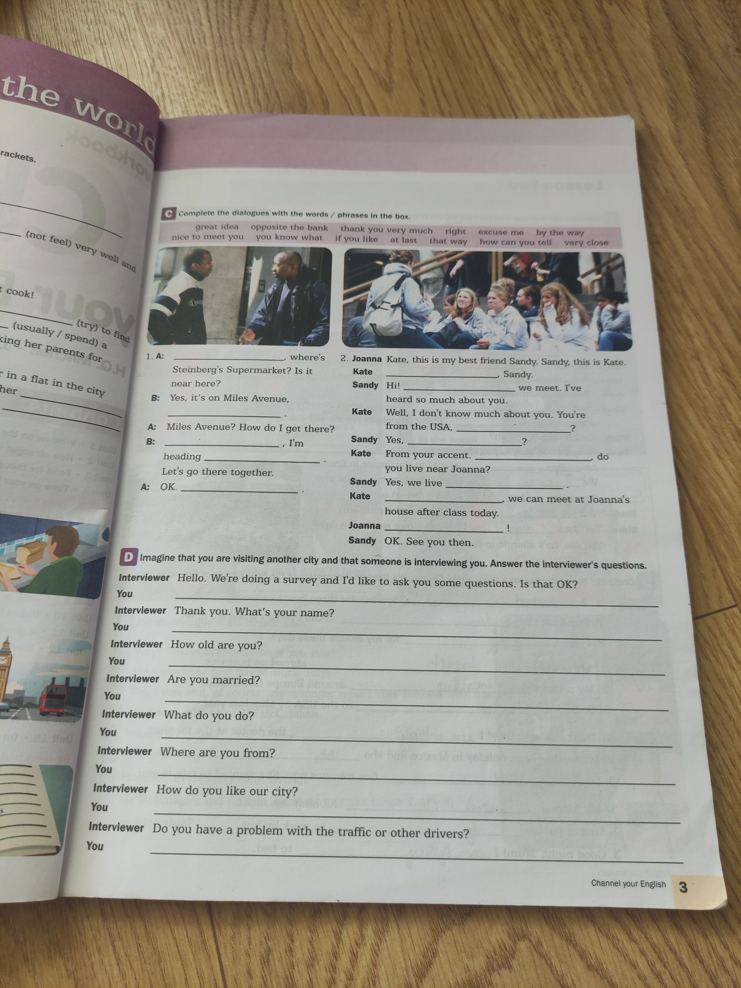 Chanel your English pre-intermediate workbook