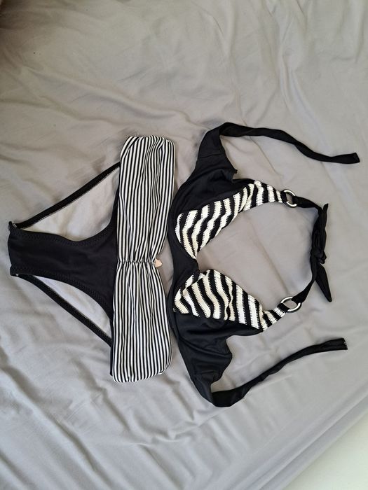 Strój kąpielowy w paski