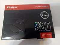 KingSpec 512 GB SATA III SSD 6 Gb/s, 2,5" SATA SSD z 3D NAND Flash