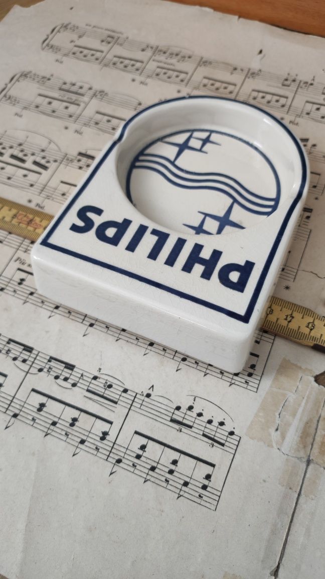 Cinzeiro Philips Antigo - Loiça Secla Vintage