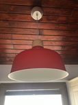 Lampa czerwona piękna 2 sztuki