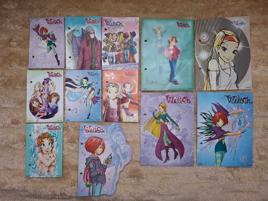 Karteczki Witch W.I.T.C.H. Czarodziejki i inne 20 sztuk