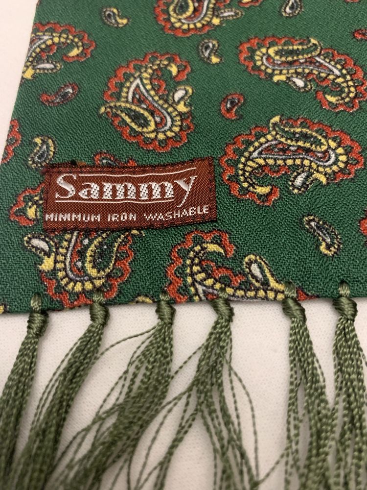 Sammy angielski szalik męski paisley nowy