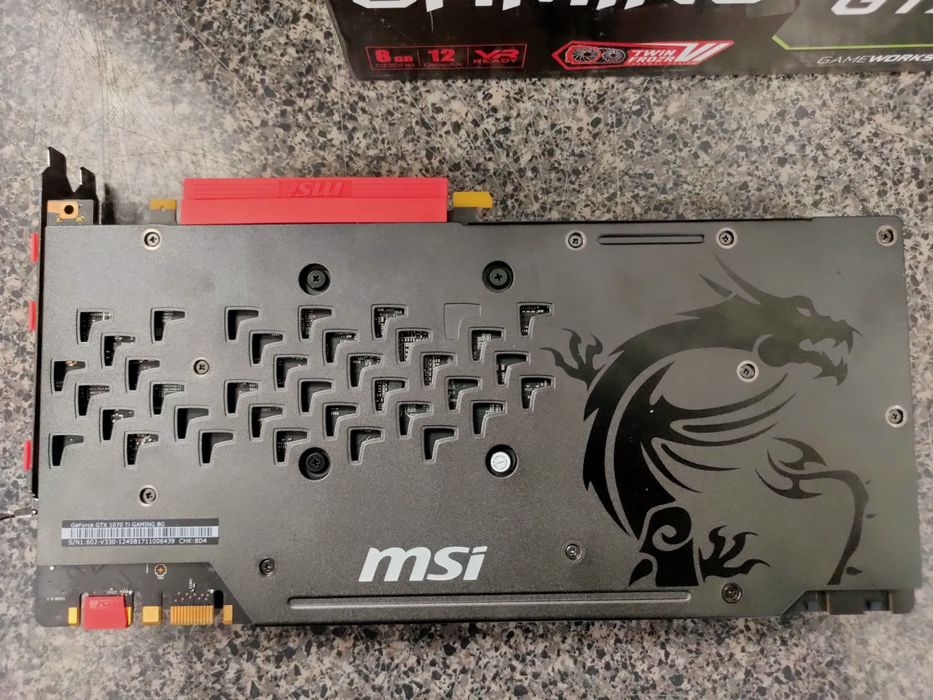 Видеокарта Msi Gaming-X 1070 Ti  8 gb Магазин (NEON)