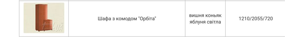 Модульна вітальня, Стенка , шафа, комод , вітальня «орбіта»