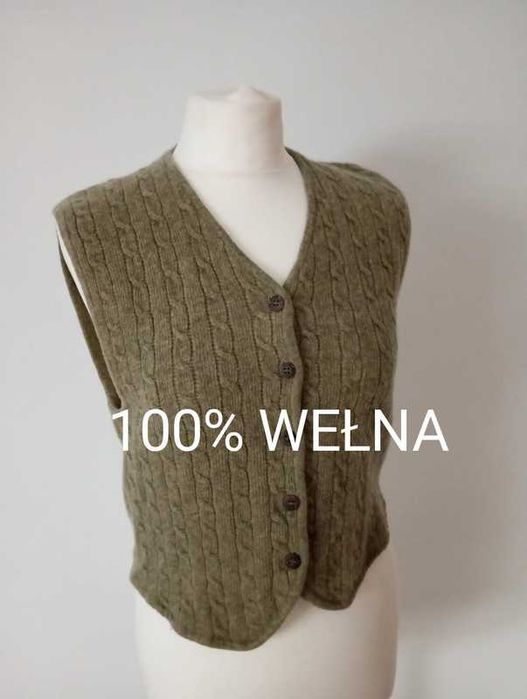 Wełniana kamizelka