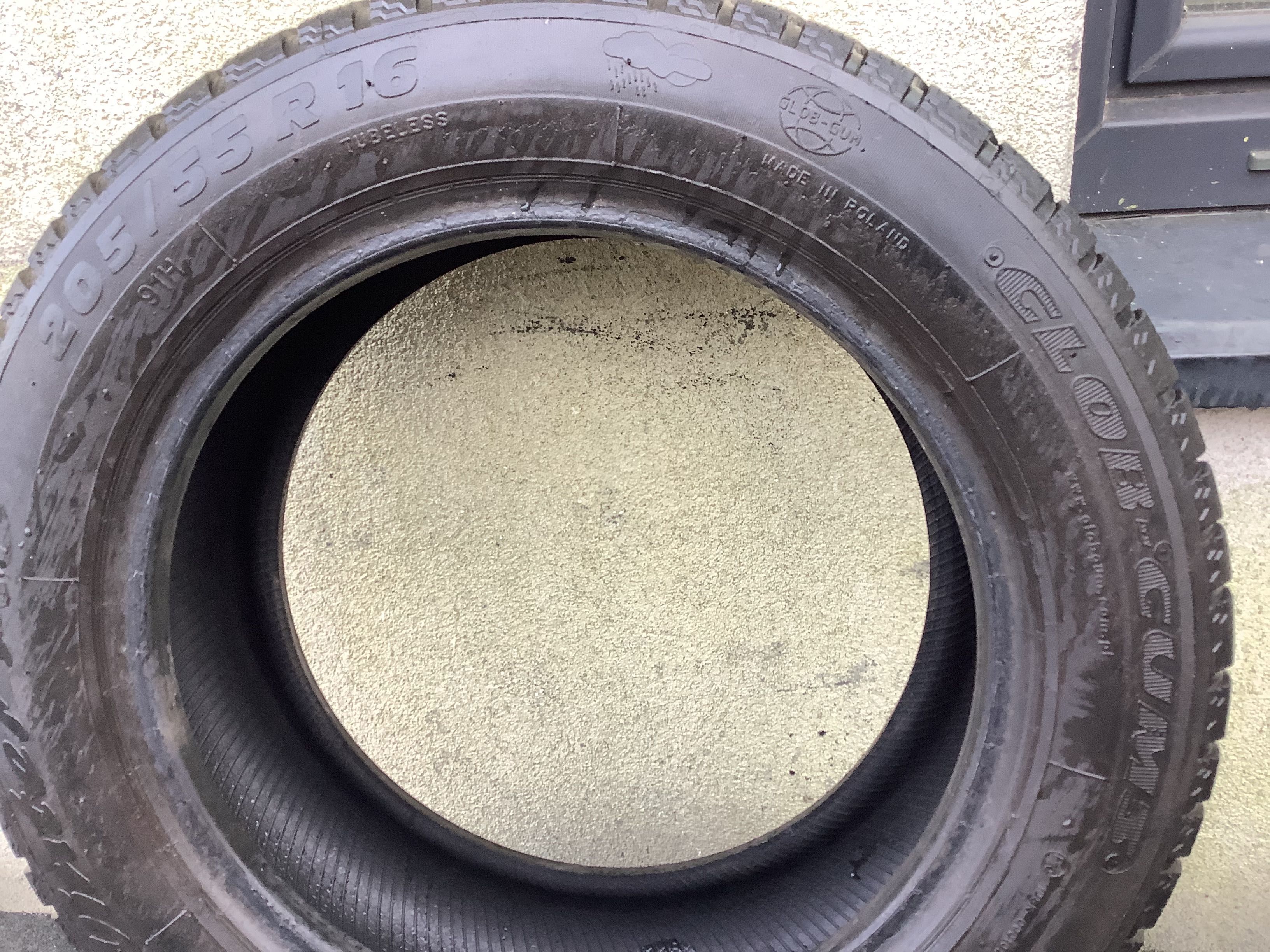 GLOB GUM 205/55r16 4szt opony zima zimowe 8mm 2019r