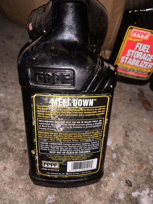 Melt Down присадка в дизельное топливо убийца парафина