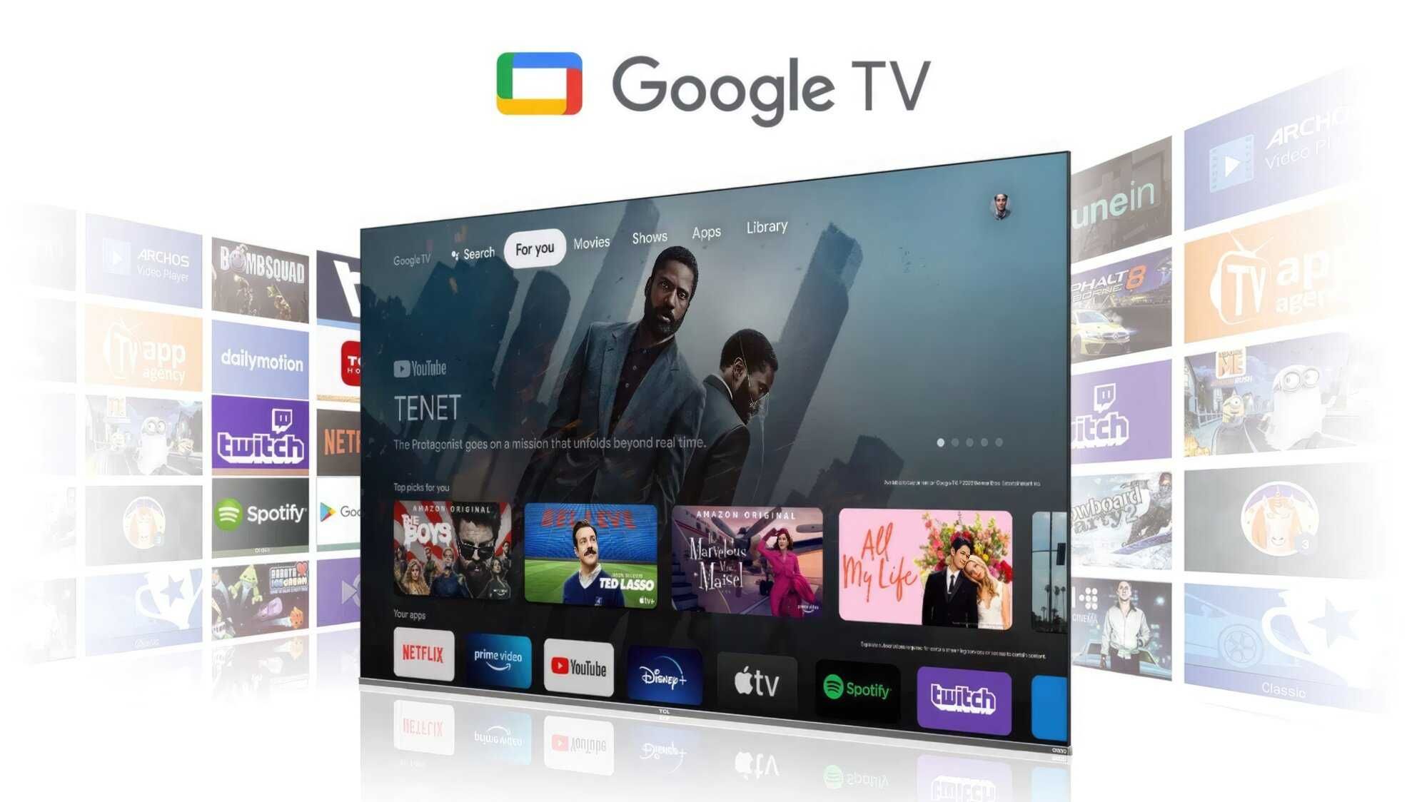 TCL LED 58" 4K HDR Google TV WiFi HDMI 2.1 58P635 Telewizor Nowy GW