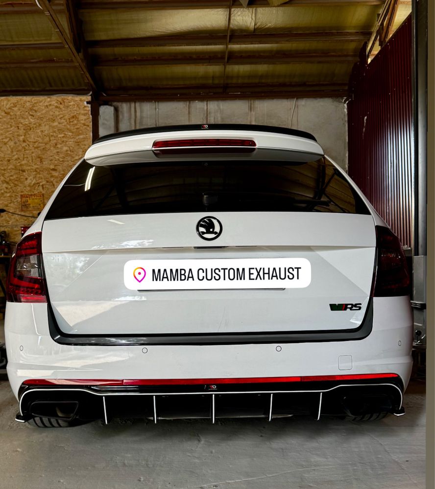Układ wydechowy wydech Skoda Octavia RS