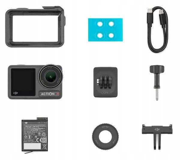 Kamera sportowa DJI OSMO ACTION 4 Standard Combo 4K UHD