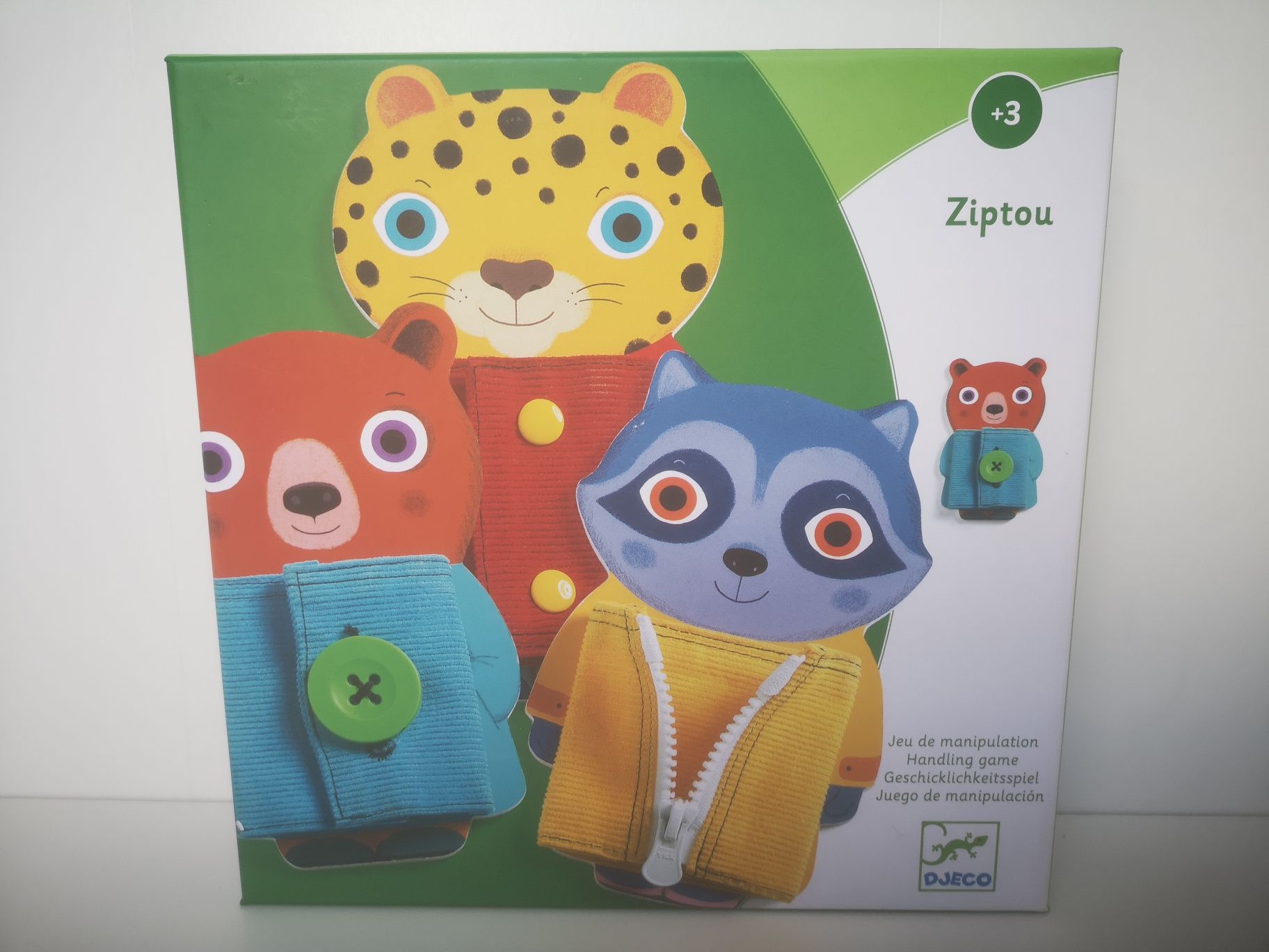 Drewniane zwierzaki manualne Ziptou