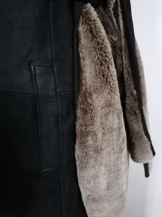 Дубленка макси  длинная в пол на высокий рост