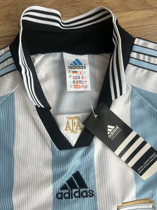 Ретро игровая футболка,форма,сборная Аргентины Батистута