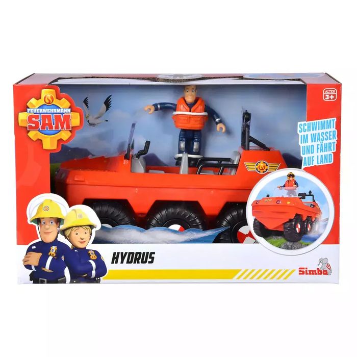 Auto strażackie Strażak Sam. Hydrus + figurka. Simba Toys