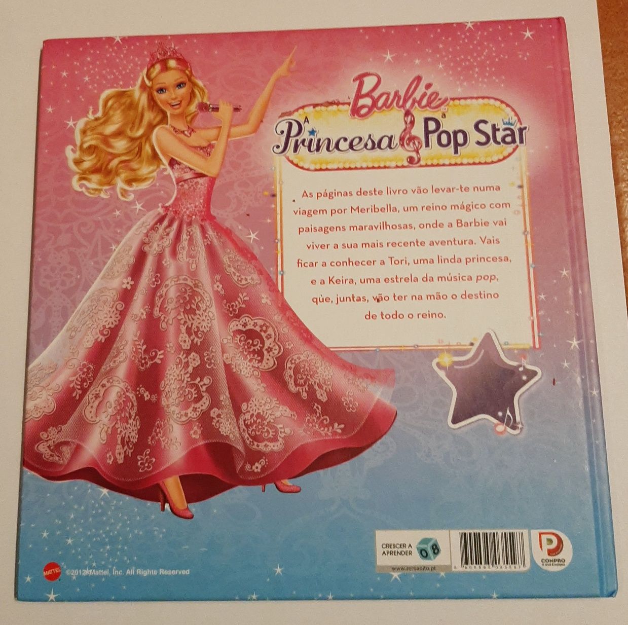 Livro Barbie Princesa Pop Star
