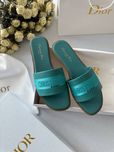 р36-40 Шльопанці Dior Dway Slippers Blue