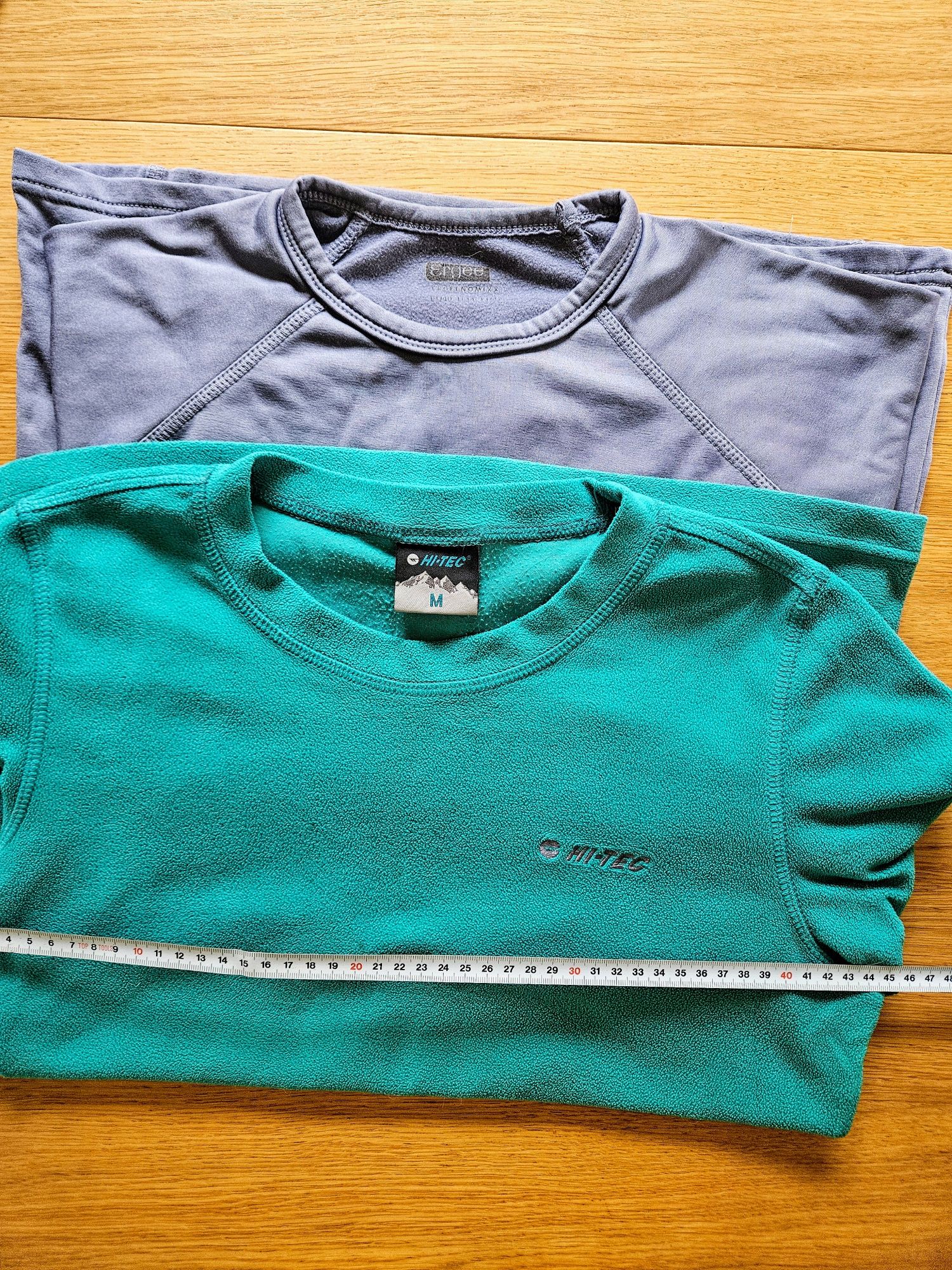 Dwie bluzy sportowe termiczne