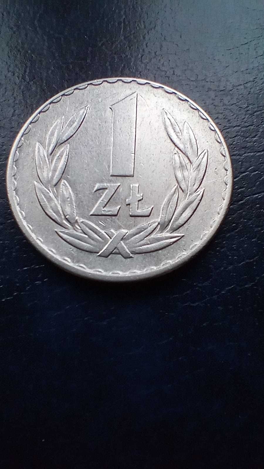 Stare monety 1 złoty 1949 PRL piękna