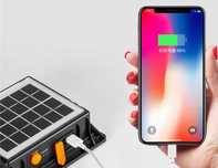 Lampa LED SMD Reflektor Solarna POWERBANK USB-C Akumulatorowa Halogen