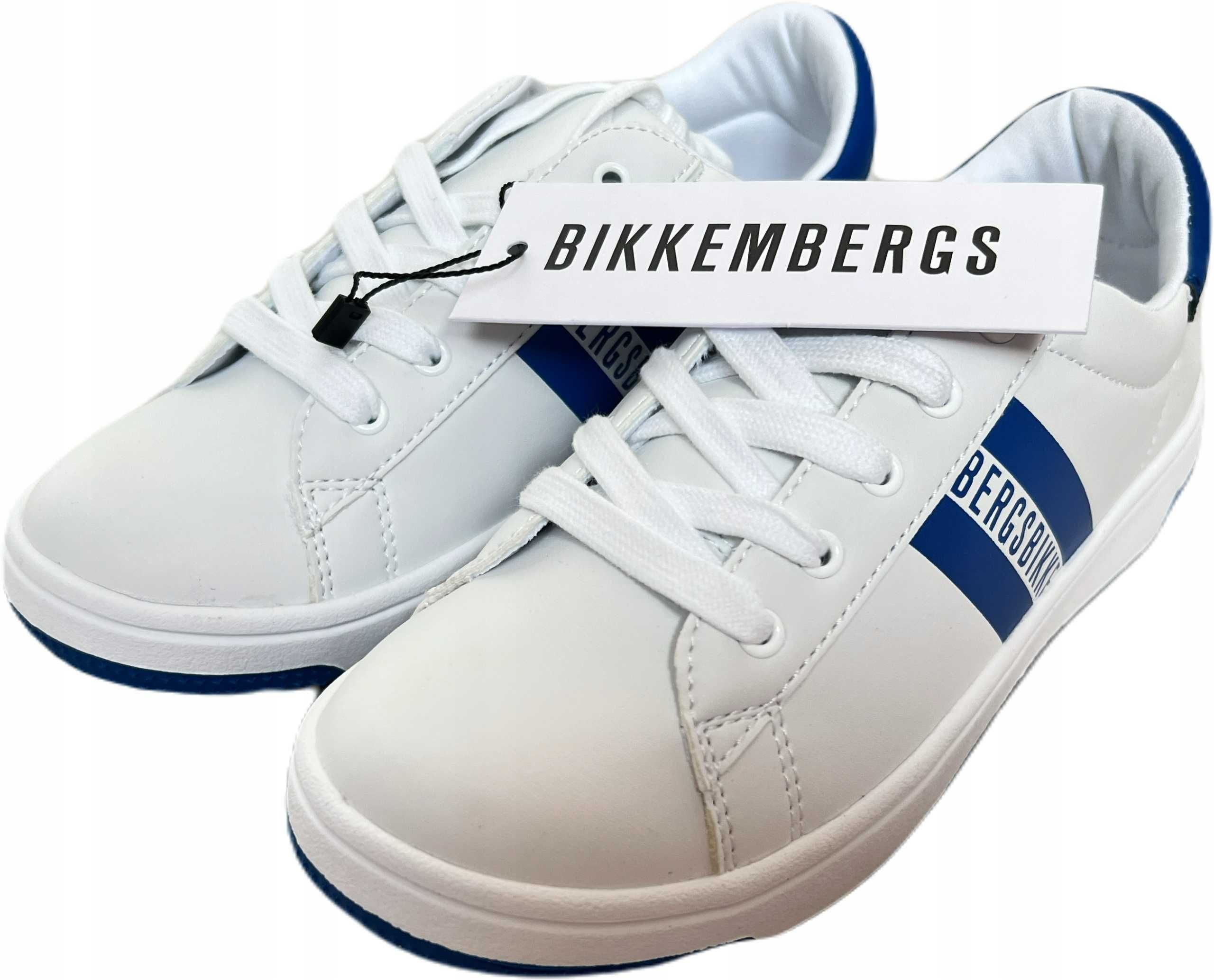 Buty dziecięce Bikkembergs K3B4 White Royal Sneakers R:34