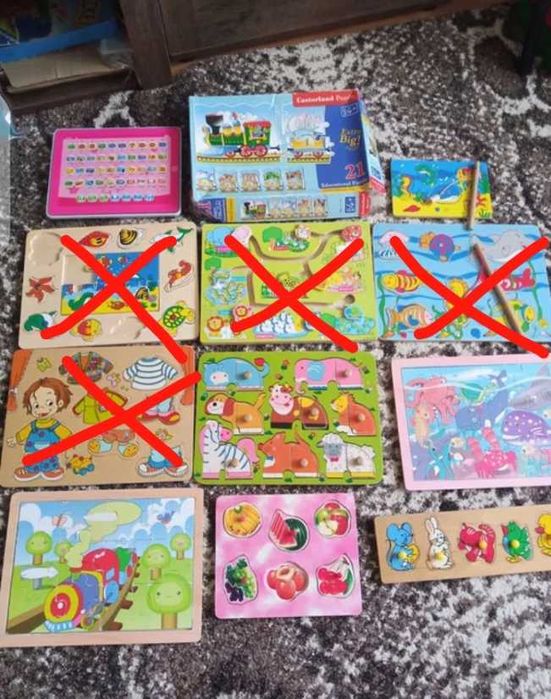 Розвиваючі дощечки вкладиші пазли планшет пакетом або окремо