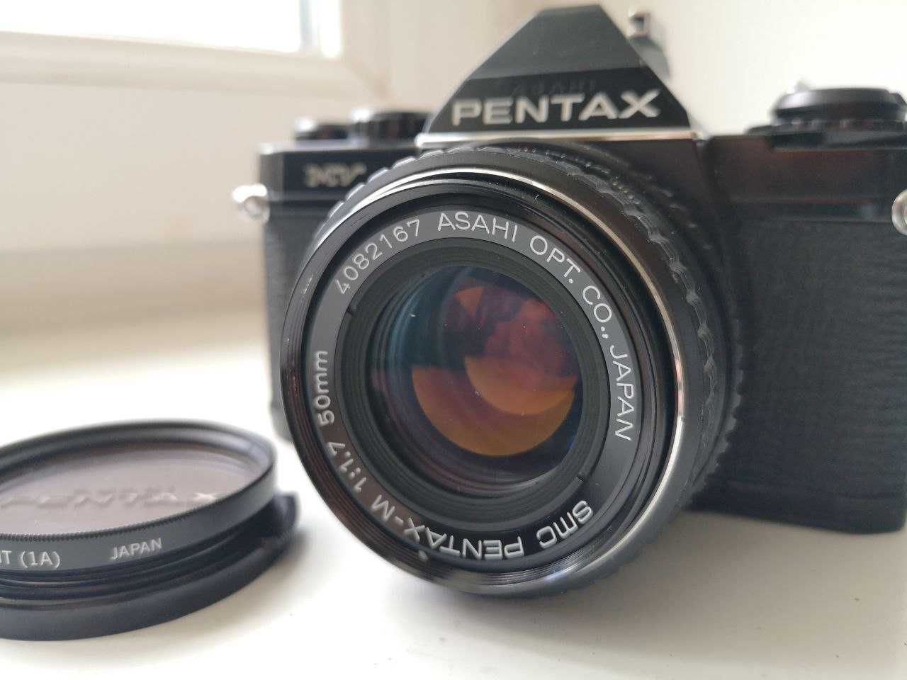 Фотокамера Pentax MV + Объектив SMC Pentax-M 50mm f/1.7