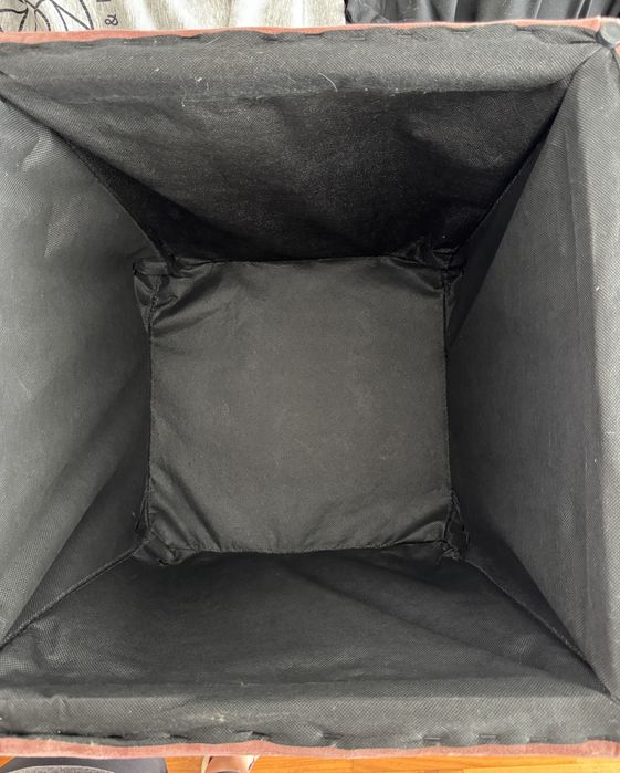 Puff Veludo Rosa Seco