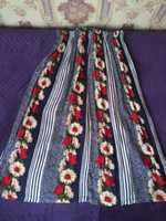 Spódnica lata 80-te oryginalna vintage folk kwiaty polne S-L