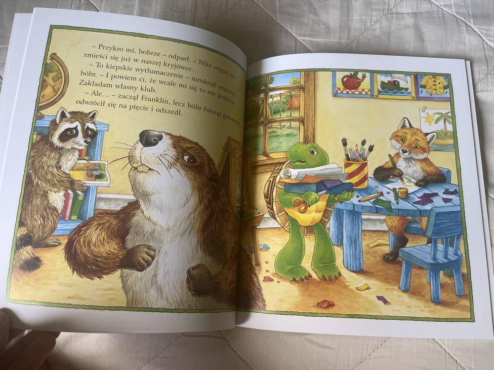Franklin i jego paczka, ksiażeczka nowa