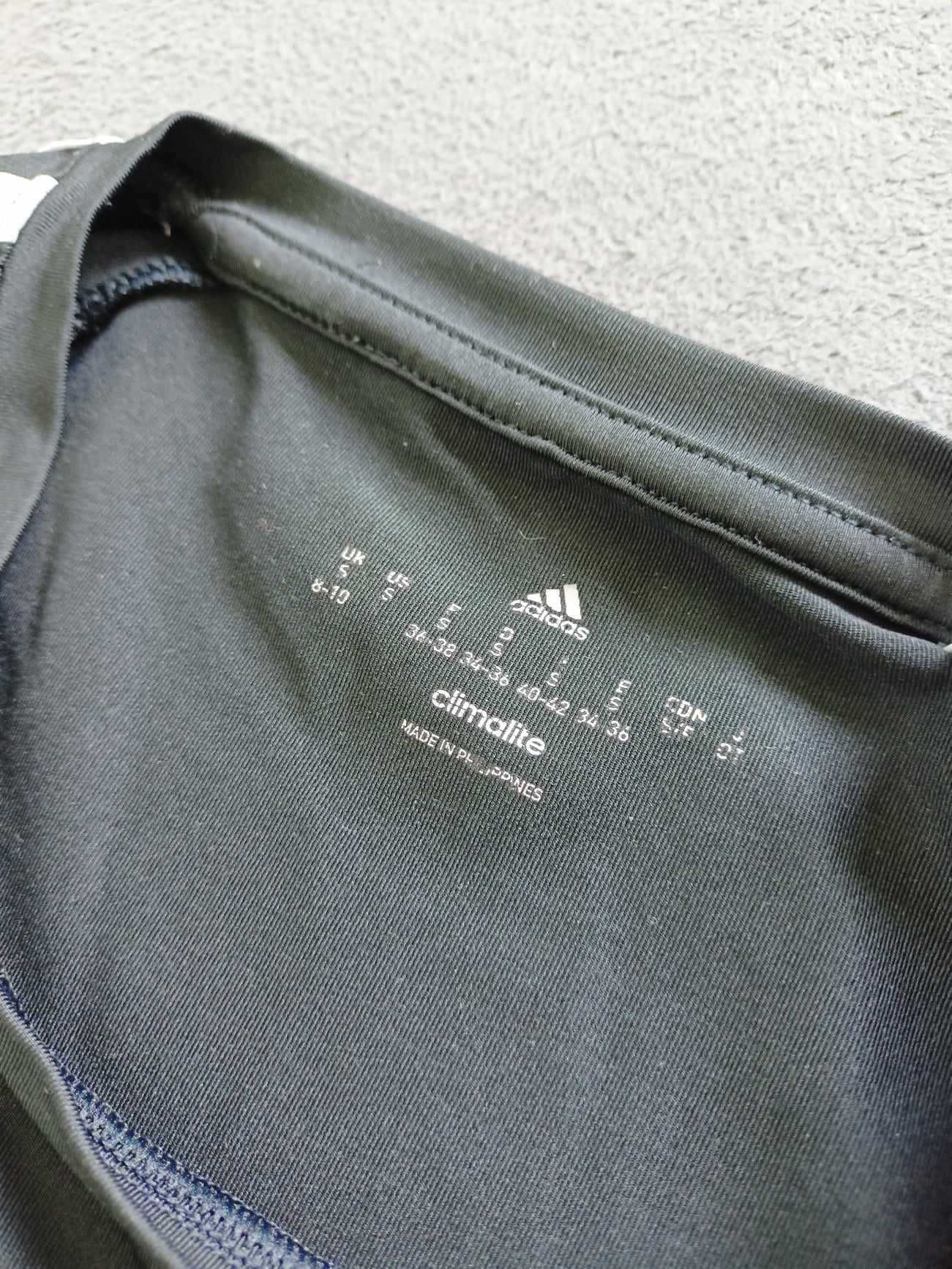 Damski t-shirt/koszulka treningowa Adidas Climalite, czarna, rozmiar S