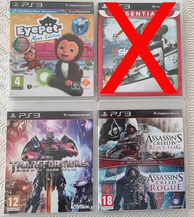 Jogos PS3 como novos