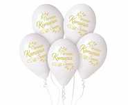 Balony premium hel Pierwsza Komunia 32cm 5szt. Godan