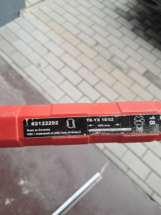 HILTI Metryczne wiertło udarowe TE-YX (SDS Max)