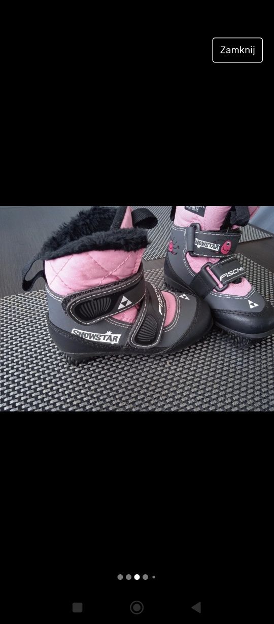 Buty Fischer Snowstar Pink, buty biegowe,buty do nart biegowych
