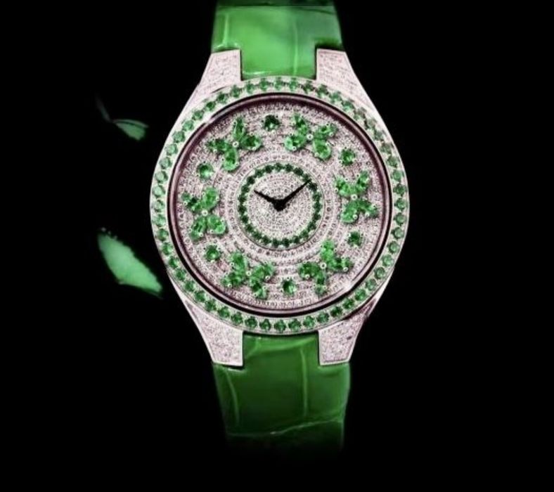 Ексклюзив Шедевр наручні годинник Graff Butterfly з рухомими бабочками