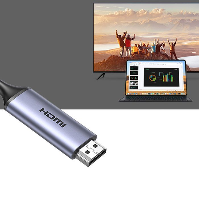 Kabel USB-C - HDMI 2.1 8K 60Hz Ugreen 1.5M - Szary