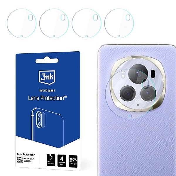 Szkło na aparat 3mk Lens Protection™ hybrydowe na Honor Magic6 Pro