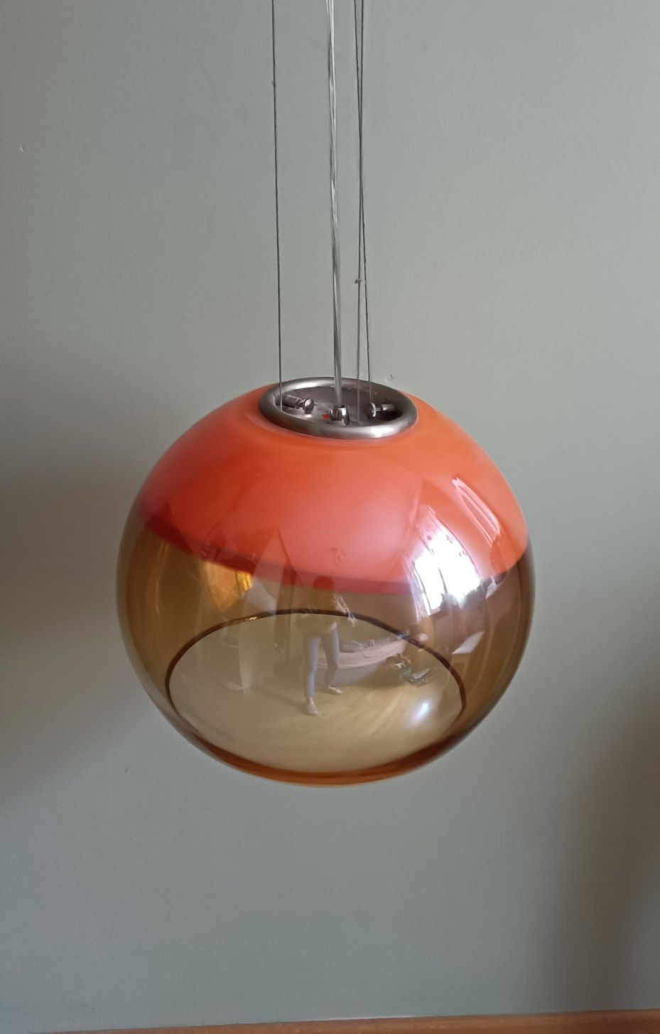 Lampa wisząca pomarańczowa