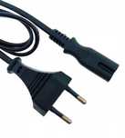 Kabel zasilający 1,5m ósemka C7 PC RTV AGD Xbox PlayStation Nintendo