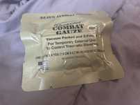 Opatrunek hemostatyczny QuikClot Combat Gauze Z-Folded