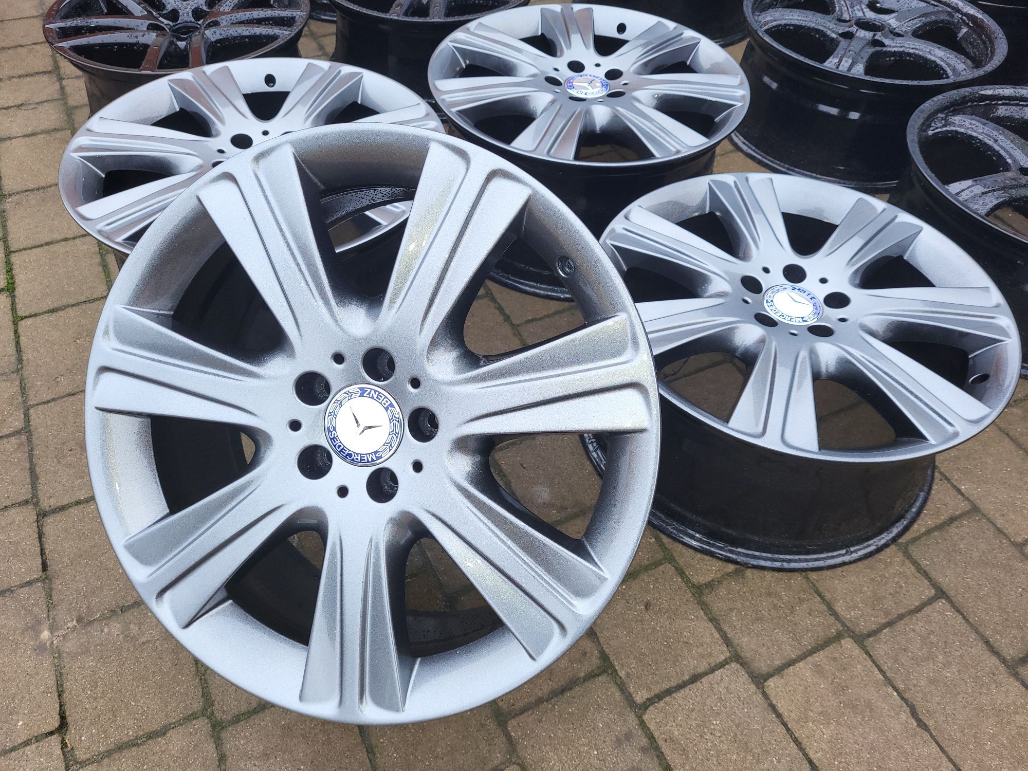 Alufelgi oryginal Mercedes S E CLS 8,5Jx19 i 9,5Jx19 grafitowe