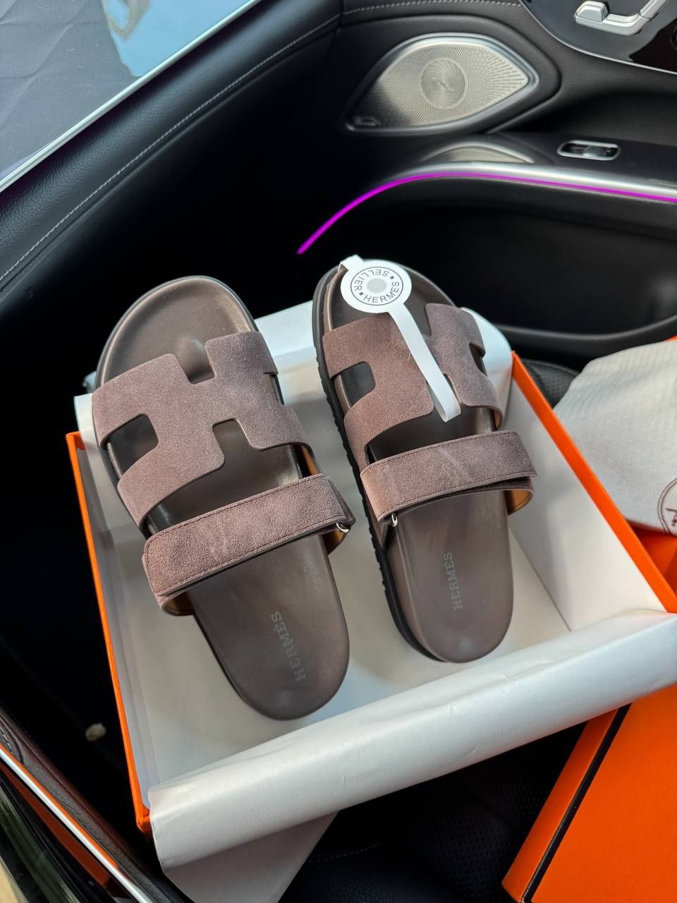 р36-41 Шльопанці Hermes Chypre Mocco Sandals