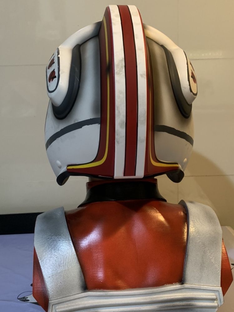 Bust para capacete - luke x-wing Pilot