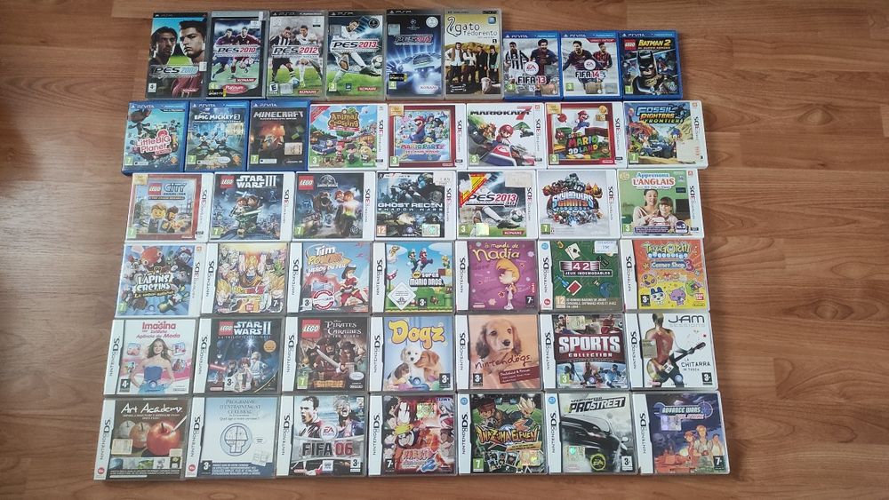 Jogos nintendo PlayStation Vita, PSP, nintendo DS e 3ds