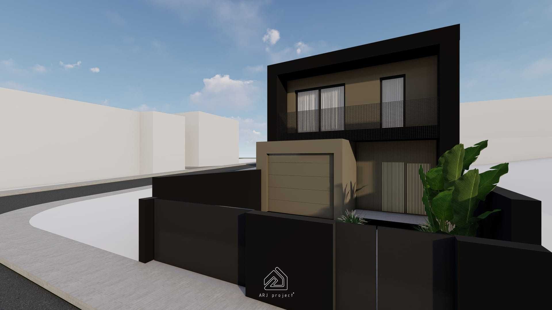 Terreno de construção para 1 moradia com PROJETO 175m2