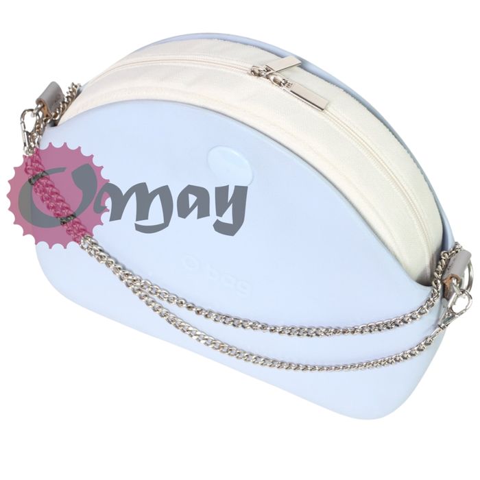 Kremowy organizer do OBAG MOON LIGHT Welur Latte wkład 2kieszenie OMAY