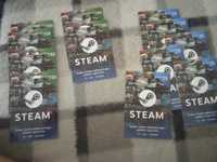 Karty Steam 25zl 150 zł