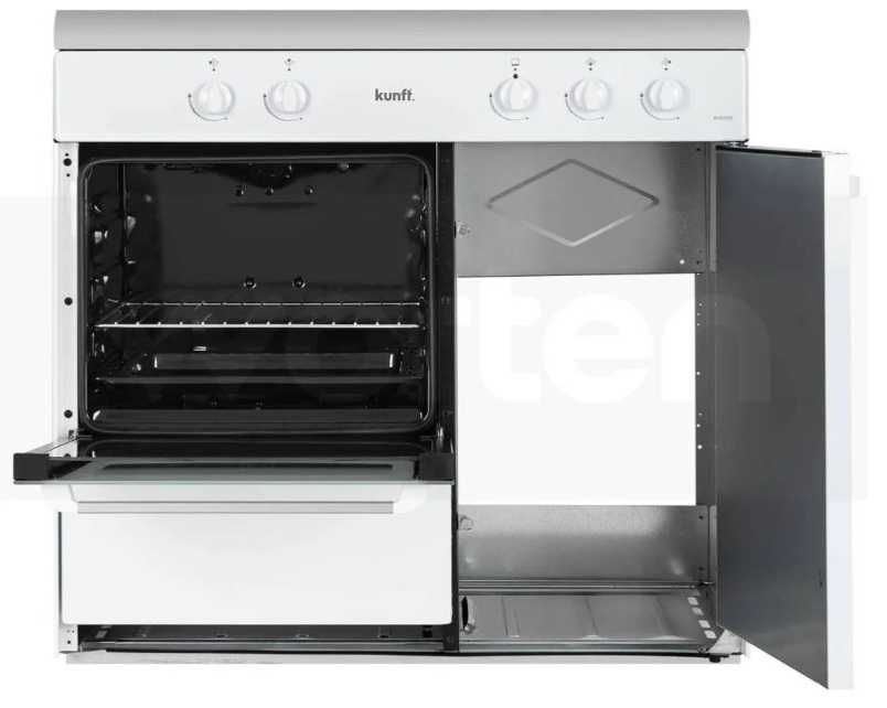 Fogão a gás Kunft de 4 bocas e forno, muito bom estado